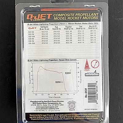 Quest Q-Jet Composite Motor - D22-10W