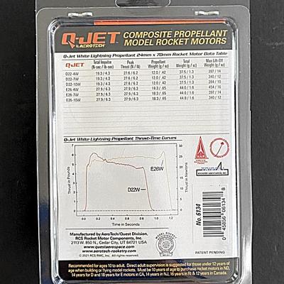 Quest Q-Jet™ C12-8FJ Black Max Complete 2-Motor Launch Pack